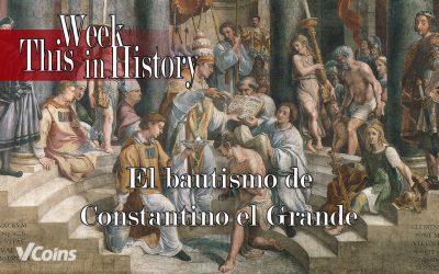 El bautismo de Constantino El Grande