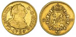 437  -  1/2 escudo. 1786. Madrid. DV. VI-1065. MBC.