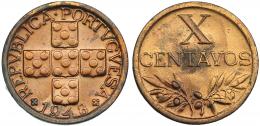 PORTUGAL. 10 centavos. 1948. Gomes-10.07. B.O. EBC. Escasa.