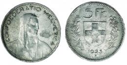 SUIZA. 5 francos. 1923-B. KM-37. MBC.