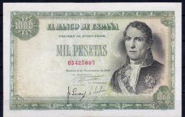BANCO DE ESPAÑA. 1000 pesetas. 11-1949. Sin serie. ED-D59. Restaurado. MBC+.