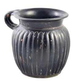 19  -  Antigua Grecia cerámica de barniz negro. Olpe siglo IV a.C.