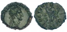 NERVA. Dupondio. Roma (101-102 d.C.). R/ Fortuna; FORTVNA AVGVST, S-C. RIC-61. Bonita pátina verde. MBC+/MBC-.