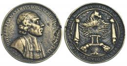 ESTADOS ITALIANOS. Medalla. Hipólito Fornaresi. 1692. Grabador: TRAVANUS. AE 53 mm. Fundición posterior repasada con buril. MBC.