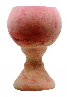 PRÓXIMO ORIENTE. IRÁN. Copa (tipo Tepe Hissar y Tepe Chalow) (IV-III milenio a.C.). Cerámica. Altura 24,5 cm. Diámetro 13,0 cm.
