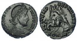 CONSTANCIO II. 1/2 centenionalis. Constantinopla. R/ FEL TEMP REPARATIO, en campo ., exergo CONSA. RIC-118. MBC+.