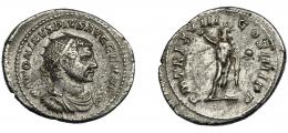CARACALLA. Antoniniano. Roma (215). R/ Sol con globo; P M TR P XVIII COS IIII P P. AR 4,70 g. 25,2 mm. RIC-264C. Rayas en rev. MBC-.