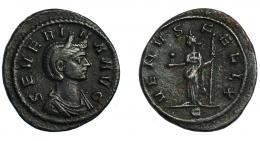 SEVERINA. Antoniniano. Roma (270-275). R/ Venus a izq.  con cetro y figura; VENVS FELIX. VE 2,50 g. 20 mm. RIC-6. MBC.