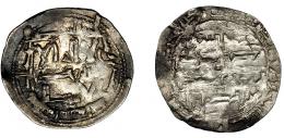EMIRATO INDEPENDIENTE. Abd al-Rahman II. Dirham. Al-Andalus. 221 H. AR 2,68 g. 26 mm. V-159. MBC+.