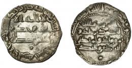 EMIRATO INDEPENDIENTE. Abd al-Rahman II. Dirham. Al-Andalus. 232 H. AR 1,73  g. 21 mm. V-200.   MBC.