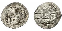 EMIRATO INDEPENDIENTE. Abd al-Rahman II. Dirham. Al-Andalus. 236 H. AR 1,99  g. 24 mm. V-209. MBC.