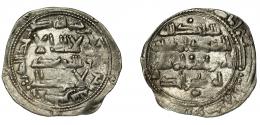 EMIRATO INDEPENDIENTE. Abd al-Rahman II. Dirham. Al-Andalus. 237 H. AR 2,19 g. 24 mm. V-212. MBC+.