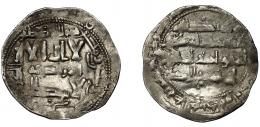 EMIRATO INDEPENDIENTE. Abd al-Rahman II. Dirham. Al-Andalus. 237 H. AR 2,65 g. 25 mm. V-213. MBC.