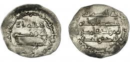 EMIRATO INDEPENDIENTE. Muhammad I. Dirham. Al-Andalus. 245? H. AR 2,41 g. 26,9 mm. V-253? MBC+.