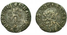 REINO DE CASTILLA Y LEÓN. ENRIQUE IV. Maravedí. Toledo. VE 2,41 g. 25,7 mm. III-807. BMM-975. Fina grieta. MBC.