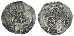 REINO DE CASTILLA Y LEÓN. ENRIQUE IV. Blanca de rombo. Segovia. VE 1,25 g. 19,5 mm. III-833. BMM-1083. BC+.