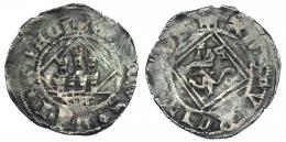 REINO DE CASTILLA Y LEÓN. ENRIQUE IV. Blanca de rombo. Segovia. VE 1,25 g. 19,5 mm. III-833. BMM-1083. BC+.