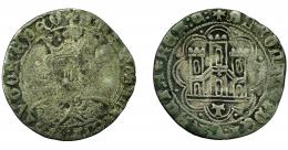 REINO DE CASTILLA Y LEÓN. ALFONSO DE ÁVILA. Cuartillo. Toledo. VE 2,70 g. 26,1 mm. III-853. BMM-1111. BC/MBC-. Rara.