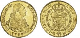 1112  -  CARLOS IV. 2 escudos. 1790. Madrid. MF. VI-1040. B.O. EBC/EBC+.
