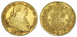 1141  -  FERNANDO VII. 8 escudos. 1814. Nuevo Reino. JF. VI-1503. MBC.
