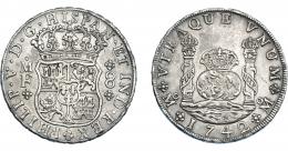 695  -  FELIPE V. 8 reales. 1742. México. MF. VI-1150. MBC+.
