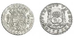 714  -  FERNANDO VI. 8 reales. 1751. México. MF. VI-359. MBC/MBC+.