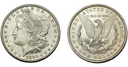MONEDAS EXTRANJERAS. ESTADOS UNIDOS. 1 dólar. 1885. O. EBC+ B.O.