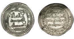 MONEDAS EXTRANJERAS. MUNDO ISLÁMICO. Omeyas de Damasco. Dirham. Wasit. 93 H. Klat-688a. MBC+/MBC. 