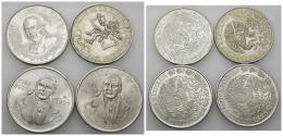 MONEDAS EXTRANJERAS. MÉXICO. Lote de 4 monedas: 25 pesos (2: 1968 y 1972 KM-467 y 480), 100 pesos (2: 1977 y 1978, KM-483.2). Calidad media EBC.
