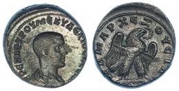 123  -  HERENIO ETRUSCO. Tetradracma. Antioquía (Siria). R/ Águila a der. SBG-4282. RPC- IX, 1651. EBC/EBC-.