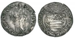 480  -  ESTADOS ITALIANOS. ESTADOS PONTIFICIOS. Pablo IV (1555-9). Gros. S/F. Roma. Seva 149. Leves oxidaciones. MBC+.