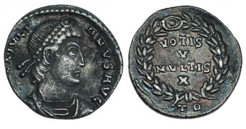 JULIANO II. Silicua. Treveris (361-362). R/ Láurea rodeando