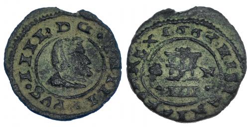 287   -  4 maravedís. 1663/2. Granada. N. AC-223. MBC-.
