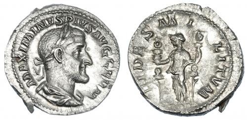 409   -  MAXIMINO I. Denario. Roma (236-238). R/ Fides; FIDES MI-LITVM. RIC-18a. EBC-/MBC.