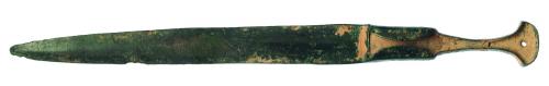 2013   -  PRÓXIMO ORIENTE. LURISTÁN. Puñal (1300-600 a.C.). Bronce. Longitud 32,9 cm.