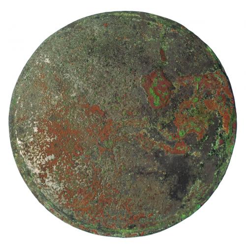 2032   -  ROMA. Espejo (I a.C.- IV d.C.). Bronce. Diámetro 17,8 cm. Pegado / Restaurado. 