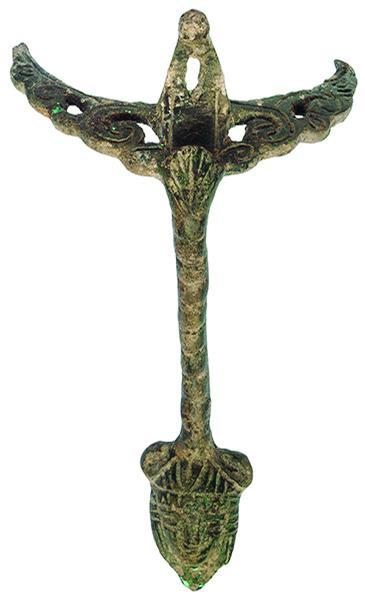 ROMA. Imperio Romano. Asa de jarra (I-III d.C.). Bronce. Rem