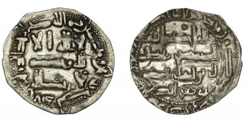 312   -  EMIRATO INDEPENDIENTE. Al-Hakam I. Dirham. Al-Andalus. 210 H. AR 1,99 g. 24,4 mm. V-131. MBC.