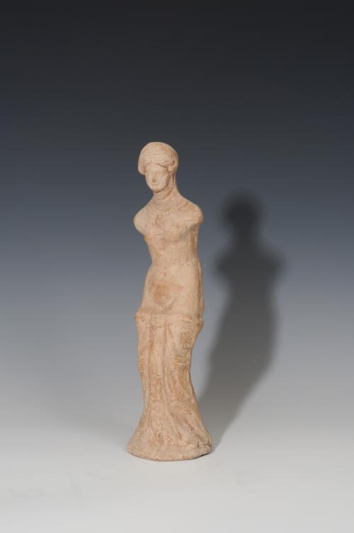 841   -  ROMA. Imperio Romano. Figura de Venus (I-II d.C.). Terracota. Altura 29,6 cm. Faltan brazos y pegada en la base.