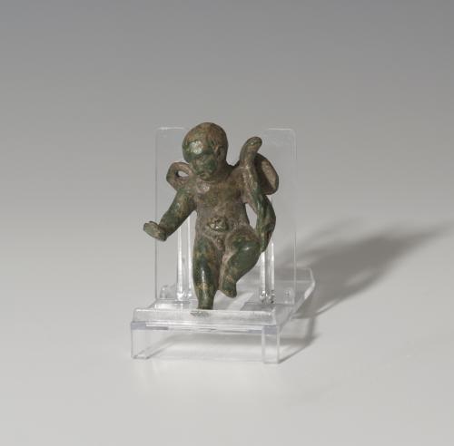 844   -  ROMA. Imperio Romano. Figura de Cupido (I-II d.C.). Bronce. Altura 5,2 cm.