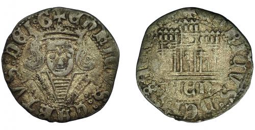281 - ENRIQUE IV. 1/2 cuartillo. Jaén. III-775. BMM-1046. MBC-.