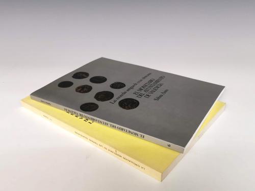 413 - Lote 2 libros: P. P. Ripollès, La circulación monetaria en las tierras valencianas durante la Antigüedad, Barcelona, 1980 y S. Asins, Las monedas antiguas de cecas valencianas. El monetario del Ayuntamiento de Valencia, Valencia, 1991.