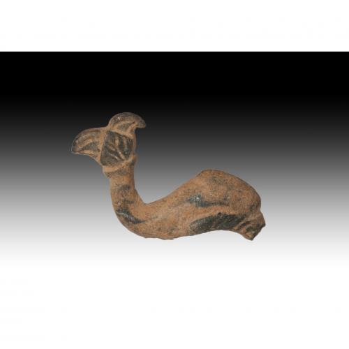 2720 - ROMA. Imperio Romano. Delfín (III-IV d.C.). Bronce. Longitud 5,1 cm.