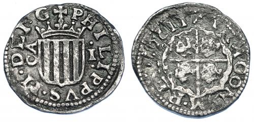 265   -  FELIPE III. Real. 1611. Zaragoza. AC-575. RC/MBC.