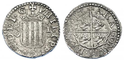 268 - FELIPE III. Real. 1612. Zaragoza. AC-577. Oxidaciones limpieadas. MBC+.-