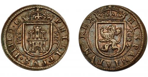 272 - FELIPE IV. 8 maravedís. 1624. Segovia. AC-389. MBC. RBO.