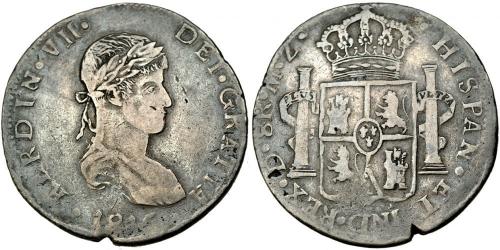 284 - FERNANDO VII. 8 reales. 1816. Durango. MZ. VI-996. Muesca en el canto y pequeñas marcas. MBC-/BC+.