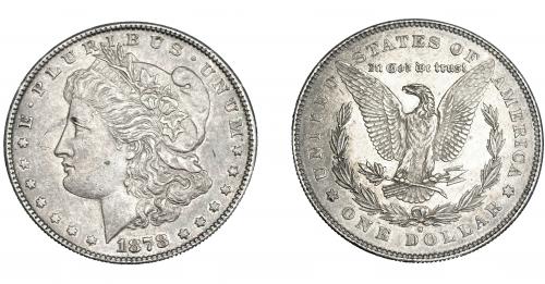 358 - MONEDAS EXTRANJERAS. ESTADOS UNIDOS. Dólar. 1878. KM-110. Ebc-.