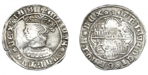 3196 - REINOS DE CASTILLA Y LEÓN. ENRIQUE IV. Real. Segovia. AR 3,17 g. 27,4 mm. III-691. BMM-884. Rayitas y pequeños vanos. MBC.
