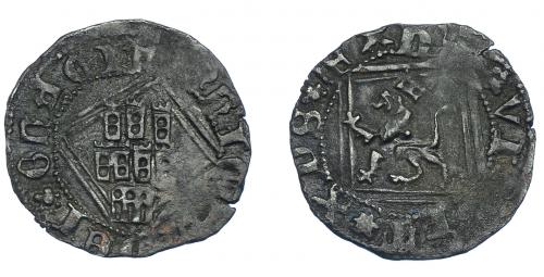 3203 - REINOS DE CASTILLA Y LEÓN. ENRIQUE IV. Blanca de rombo. Segovia. Acueducto con tres arcos. VE 0,81 g. 18,9 mm. III-833. BMM-1083. Vanos. MBC+.